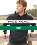 J America 8863 Vintage Hooded Sweatshirt with Cont Kelly