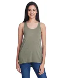 Anvil 32PVL Women's Freedom Racerback Tank Top in Hthr city green