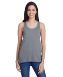 Anvil 32PVL Women's Freedom Racerback Tank Top in Heather graphite