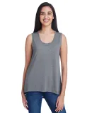 Anvil 37PVL Women's Freedom Sleeveless Tee in Heather graphite