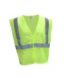 Bright Shield B809 Adult Mesh Vest SAFETY GREEN