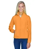 Harriton M990W Ladies' 8 oz. Full-Zip Fleece SAFETY ORANGE