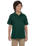 Harriton M200Y Youth 6 oz. Ringspun Cotton Piqué  HUNTER