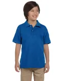 Harriton M200Y Youth 6 oz. Ringspun Cotton Piqué  TRUE ROYAL
