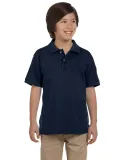 Harriton M200Y Youth 6 oz. Ringspun Cotton Piqué  NAVY