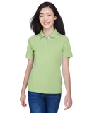 Harriton M265W Ladies' 5.6 oz. Easy Blend™ Polo LIME