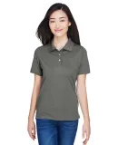 Harriton M265W Ladies' 5.6 oz. Easy Blend™ Polo CHARCOAL