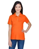 Harriton M265W Ladies' 5.6 oz. Easy Blend™ Polo TEAM ORANGE