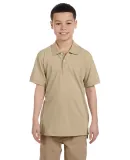Harriton M265Y Youth 5.6 oz. Easy Blend™ Polo STONE