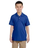 Harriton M265Y Youth 5.6 oz. Easy Blend™ Polo TRUE ROYAL