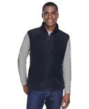 Harriton M985 Adult 8 oz. Fleece Vest NAVY