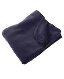 Harriton M999 12.7 oz. Fleece Blanket NAVY