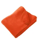 Harriton M999 12.7 oz. Fleece Blanket ORANGE