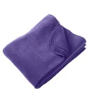 Harriton M999 12.7 oz. Fleece Blanket PURPLE