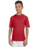 Harriton M320Y Youth 4.2 oz. Athletic Sport T-Shir RED