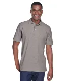 Harriton M280 Men's 5 oz. Blend-Tek™ Polo GREY HEATHER