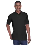 Harriton M280 Men's 5 oz. Blend-Tek™ Polo BLACK