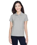 Harriton M280W Ladies' 5 oz. Blend-Tek™ Polo GREY HEATHER