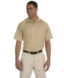 Harriton M374 Men's 3.8 oz. Polytech Mesh Insert P STONE