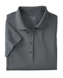 Harriton M374W Ladies' 3.8 oz. Polytech Mesh Inser CHARCOAL