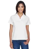 Harriton M354W Ladies' Micro-Piqué Polo WHITE