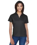 Harriton M354W Ladies' Micro-Piqué Polo BLACK