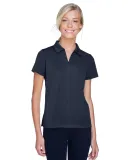 Harriton M353W Ladies' Double Mesh Polo NAVY