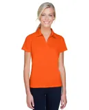 Harriton M353W Ladies' Double Mesh Polo TEAM ORANGE