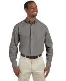 Harriton M510 Men's 3.1 oz. Essential Poplin DARK GREY