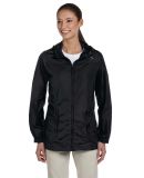 Harriton M765W Ladies' Essential Rainwear BLACK