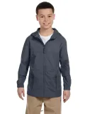 Harriton M765Y Youth Essential Rainwear GRAPHITE