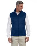 Harriton M795 Men's Essential Polyfill Vest NEW NAVY