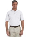 Harriton M200T Men's Tall 6 oz. Ringspun Cotton Pi WHITE