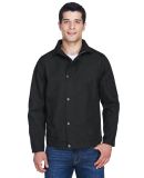 Harriton M705 Men's Auxiliary Canvas Work Jacket BLACK