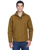 Harriton M705 Men's Auxiliary Canvas Work Jacket DUCK BROWN