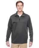 Harriton M730 Adult Task Performance Fleece Quarte DARK CHARCOAL