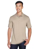 Harriton M345 Men's Advantage IL Snap Placket Perf KHAKI