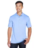 Harriton M345 Men's Advantage IL Snap Placket Perf INDUSTRY BLUE