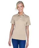 Harriton M345W Ladies' Advantage IL Snap Placket P KHAKI