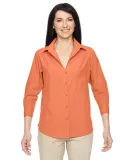 Harriton M610W Ladies' Paradise 3/4-Sleeve Perform NECTARINE