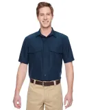 Harriton M580 Men's Key West Short-Sleeve Performa NAVY