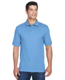 Harriton M200 Men's 6 oz. Ringspun Cotton Piqué S LT COLLEGE BLUE