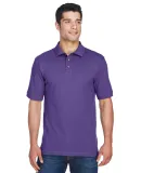 Harriton M200 Men's 6 oz. Ringspun Cotton Piqué S TEAM PURPLE