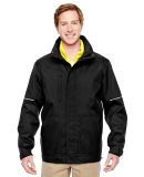 Harriton M772 Adult Contract 3-in-1 Jacket with Da BLK/ SFTY YELLOW