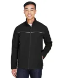 Harriton M780 Men's Echo Soft Shell Jacket BLACK