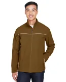 Harriton M780 Men's Echo Soft Shell Jacket DUCK BROWN
