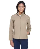 Harriton M780W Ladies' Echo Soft Shell Jacket KHAKI