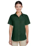 Harriton M610SW Ladies' Paradise Short-Sleeve Perf PALM GREEN