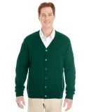 Harriton M425 Men's Pilbloc™ V-Neck Button Cardi HUNTER