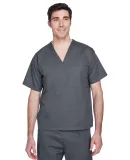 Harriton M897 Adult Restore 4.9 oz. Scrub Top DARK CHARCOAL